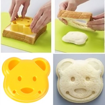 Fancytoy 1pcs Cute DIY Bear Sandwich Mold Toast Bread Stamp Mold Cutter Tool Kit