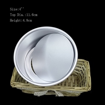 PAlight 4 Inch Cake Pan Baking Mould with Removable Bottom