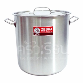 Zebra หม้อสตูว์ 32x32 ซม. 25.7 ลิตร ตราหัวม้าลาย