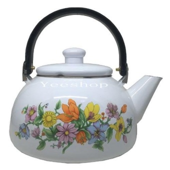 Yeeshop กาน้ำสีขาวลายดอกไม้ 2.2 ลิตร Lovely Kettle 2.2 L