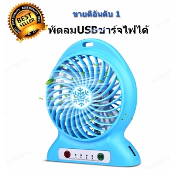 พัดลมมินิ พัดลมพกพา พัดลม มีไฟLED พัดลมจิ๋ว พัดลมUSB พัดลมชาร์จไฟ มินิแฟน