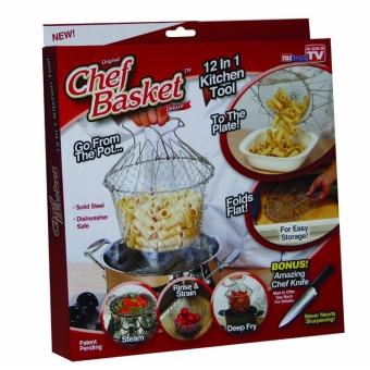 ตะแกรงเอนกประสงค์ ทอด/นึ่ง/ลวก/ต้ม 12 in 1 Kitchen Tool