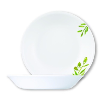 Corelle จานใส่ซุปสีเขียวขนาด 21 ซม.2 ชิ้นC-420-OG-2
