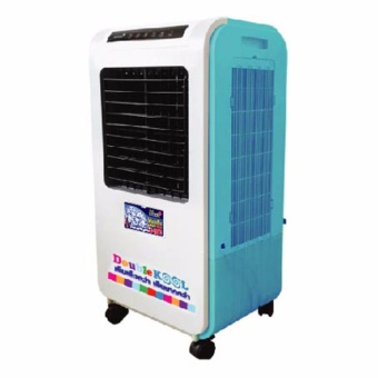KOOL+ พัดลมไอเย็น Double KOOL รุ่น AC-801 (สีฟ้า) แถมฟรี cooling pack 2 ชิ้น(Blue)