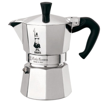 Bialetti หม้อต้มกาแฟ moka pot ขนาด 3 Cup รุ่น moka Express (Sliver)