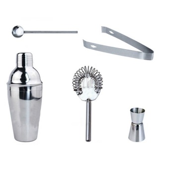 Stainless Steel Cocktail Shaker Mixer Drink Bartender Kit Bars Set Tools