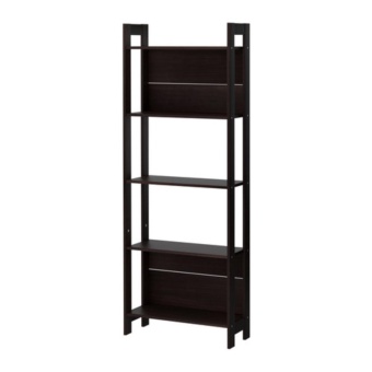 LAIVA ชั้นวางเอนกประสงค์ Bookcase 62*165cm (น้ำตาลดำ)