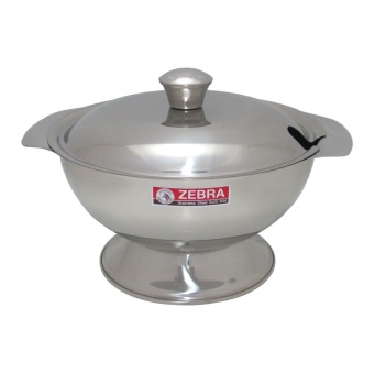 Zebra โถข้าว สเตนเลส 20 ซม. ตราหัวม้าลาย