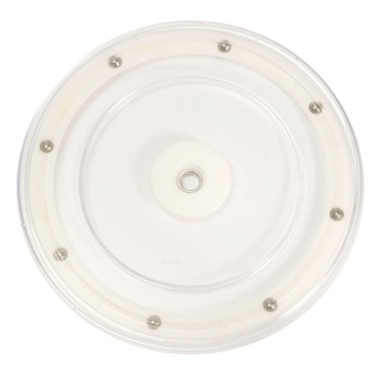 New 9&#039;&#039; Plastic Rotating Bearing Turntable Round Swivel Plate Homedisplay Base - intl