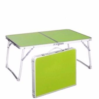 Room Story Mini Picnic Table : โต๊ะพับอลูมิเนียม แบบกระเป๋าพกพา ขนาดเล็ก (สีเขียว)