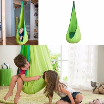 Children Kids Inflatable Swing Hammock Pod Indoor Outdoor Hanging Chair Seat New - intl
