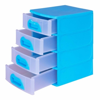 API เอพีไอ กล่องเก็บของขนาดเล็ก Mini Box - สีฟ้า
