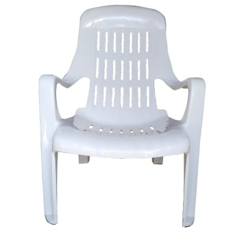 Inter Steel เก้าอี้พักผ่อน รุ่น เอนสบาย พลาสติกPP(A)- สีขาว