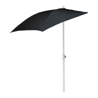 EzyShop ร่มสนามทรงเอียง ขนาด 160cm (Black)