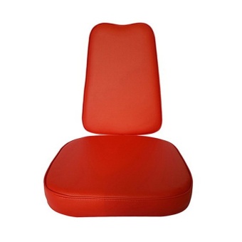 OK&amp;MShop เฉพาะชุดเบาะพิง+เบาะนั่ง เก้าอี้จัดเลี้ยง รุ่น CM001S เบาะผ้าPDสีแดงสด