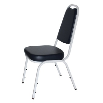 OK&amp;Mshop เก้าอี้จัดเลี้ยง เก้าอี้สัมนา รุ่น Banquet Chair01 โครงขาสีขาว-เบาะกรมท่า