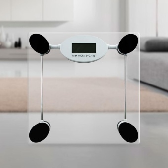 Personal Scale เครื่องชั่งน้ำหนักดิจิตอล กระจกใส รุ่น H3