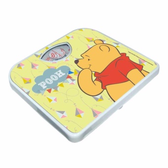Shaper,เครื่องชั่งน้ำหนักสปริงส่วนบุคคล,รุ่น HA-2018 Pooh ON 17-01,สีเหลือง
