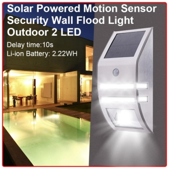 โคมไฟเซ็นเซอร์ LED Solar Motion Sensor PIR Yard Security Lamp Outdoor Waterproof Light