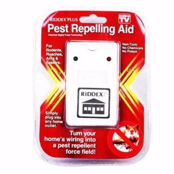 เครื่องไล่หนู แมลงสาป ยุง มดและแมงมุม Electronic LED Light Pest Repelling Aid (White)