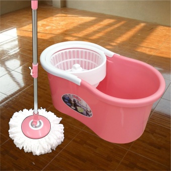 SKG ชุดถังปั่นไม้ม็อบ รุ่น SK-6623 (สีชมพู)