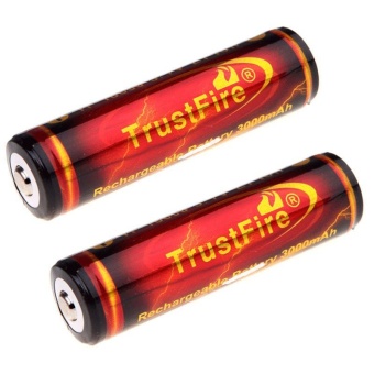 Trustfire 18650 ถ่านชาร์ต 3.7V 3000 mAh มีวงจรป้องกัน