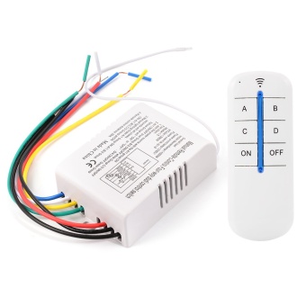 Wireless 4 Way ON/OFF Digital Remote Control Switch 220V For All Lights
