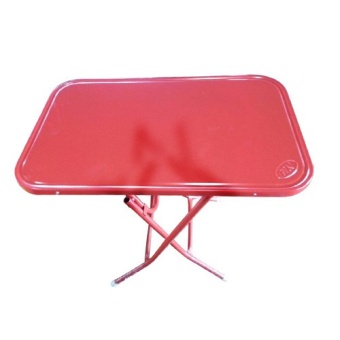 Asia โต๊ะพับหน้าเหล็ก3ฟุต T24 (สีแดง)