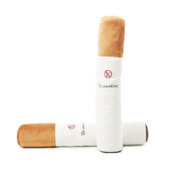 Plush Toys 50CM Cigarette No Smoking Pattern Long Cylindrical Pillow Cushion Throw Pillow