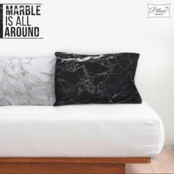 ปลอกหมอนคู่รัก ลายหินอ่อน ขนาดมาตรฐาน 75*50 cm. "marble is all around""