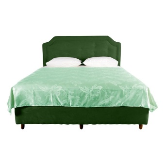 ผ้าห่มแพรทอลายเตียงเดี่ยว เนื้อซาติน ขนาด 6ฟุต รหัส Silk-001