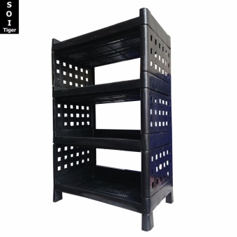 soi tiger ชั้นวางของ 4 ชั้น พลาสติก ขนาด48x29x70cm