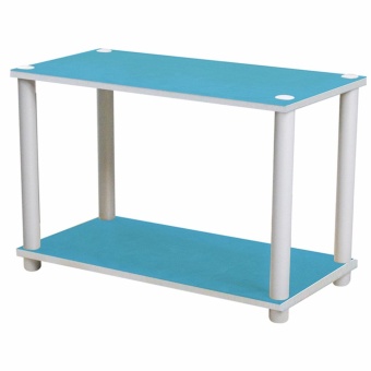 Tesco Value เทสโก้ ชั้นวาง 2 ชั้น ขนาด 60X30X41 ซม. - สีฟ้า