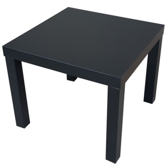 NK Furniline โต๊ะกาแฟ โต๊ะข้าง รุ่นTcoffee55 ท็อปผิวไฮกลอส - สีดำ