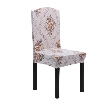 Removable Stretch Chair Covers Print Romantic Pattern Party Decoration #2 - intl