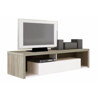 Koncept Furniture ตู้TV180 MAXIMUS สีโซลิดโอ๊ค-ขาว (HG)
