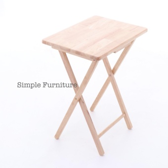 Simple Furniture โต๊ะพับไม้ยางพารา