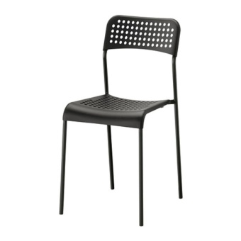 ADDE เก้าอี้นั่ง/รับประทานอาหาร Chair 39*47*77 cm (ดำ)