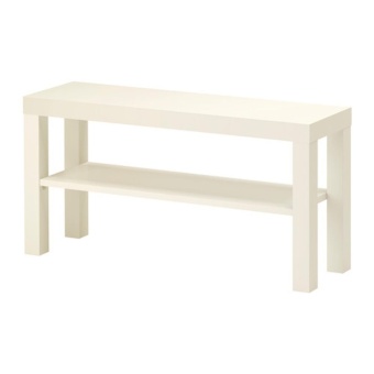 LACK ชั้น/ตู้วางทีวี TV bench 90*26 cm (ขาว)
