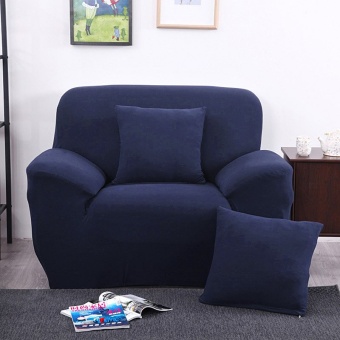 Loveseat Arm Chair Seater Stretch Sofa Couch Lounge Protect Slip Cover Slipcover - intl