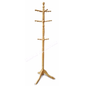 Simple Furniture ราวไม้แขวนเอนกประสงค์ ไม้แขวนสูท สีธรรมชาติ