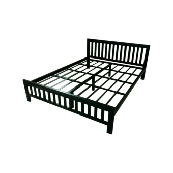 DAXTON เตียงเหล็กกล่องเหล็กหนาแข็งแรงพิเศษ ขนาด 6 ฟุต รุ่น Lofts 6 (Black) (ส่งฟรีกรุงเทพฯและปริมณฑลเท่านั้น)