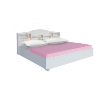 RF Furniture เตียงนอนขนาด 6 ฟุต รุ่น A4( สีขาว )