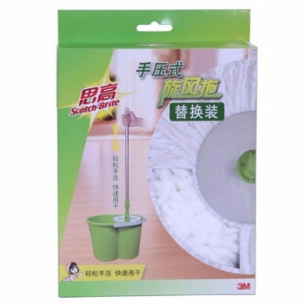 SCOTCH-BRITE® หัวม็อบไมโครไฟเบอร์สำหรับถังปั่นแห้ง MICROFIBER SPIN MOP REFILL (แพ็ค 2 ชิ้น)
