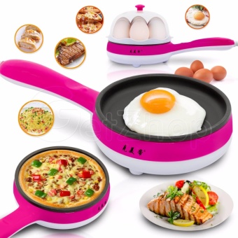 GetZhop กระทะไฟฟ้า ต้มไข่ ทอดไข่ ต้มไข่มัลติฟังก์ชั่น รุ่น PA620 (สีชมพู)