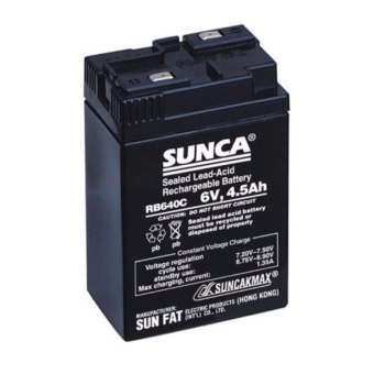 sunca แบตเตอรรี่สำรอง สำหรับพัดลม sunca RB-645C (Black)