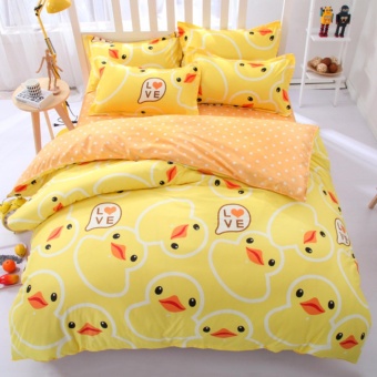 Pillow Land ผ้าปูที่นอน ชุดผ้านวม เกรด A 6 ฟุต 6 ชิ้น NY 515