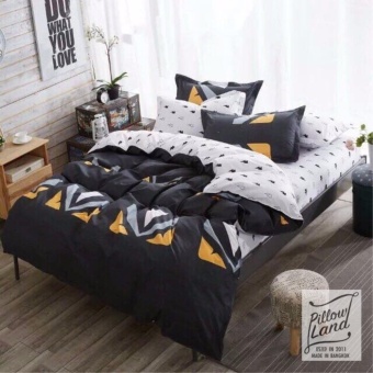 Bedding Cheap ผ้าปูที่นอน ชุดผ้านวม เกรด A 6 ฟุต 6 ชิ้น NY 409