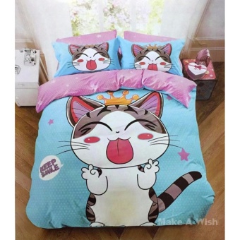 Lily Bedding ชุดผ้าปูที่นอน 6 ฟุต 6 ชิ้น พร้อมผ้านวม เกรด A - YK005