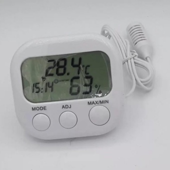 เครื่องวัดอุณหภูมิ และความชื้น -วัน-เวลา รุ่น TH668A